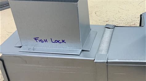 irish lock sheet metal|Sheet Metal Fish / Clinch Lock fabrication .